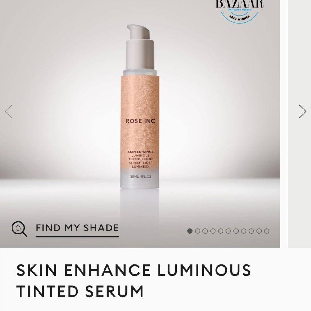 Rose Inc Cream Serum and Face Oil for Skincare